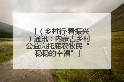 （乡村行·看振兴）通讯：内蒙古乡村公益岗托底农牧民“稳稳的幸福”