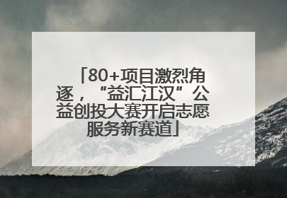 80+项目激烈角逐，“益汇江汉”公益创投大赛开启志愿服务新赛道