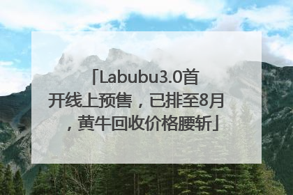 Labubu3.0首开线上预售，已排至8月，黄牛回收价格腰斩